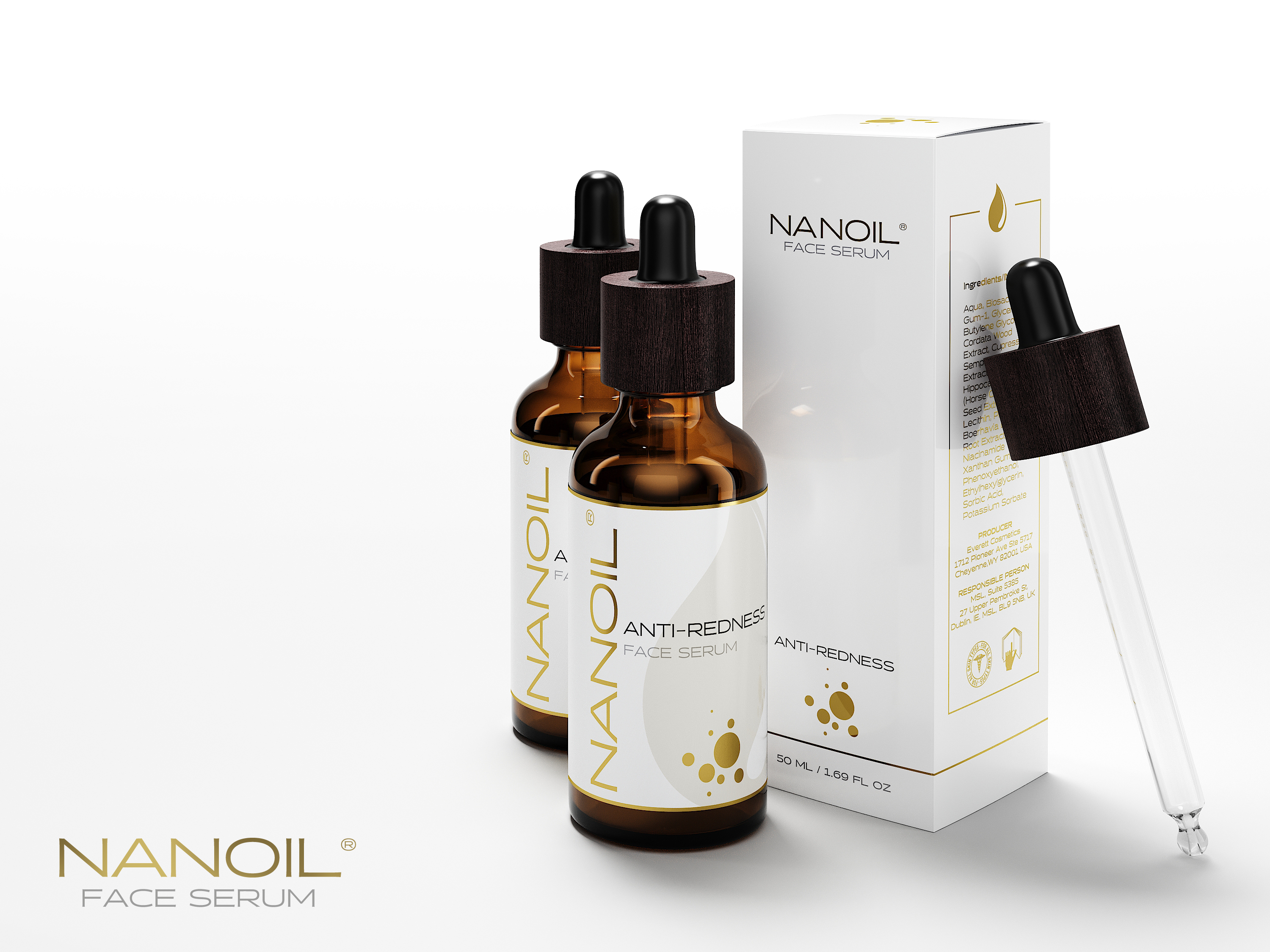 Nanoil serum do cery naczynkowej łagodzące podrażnienia